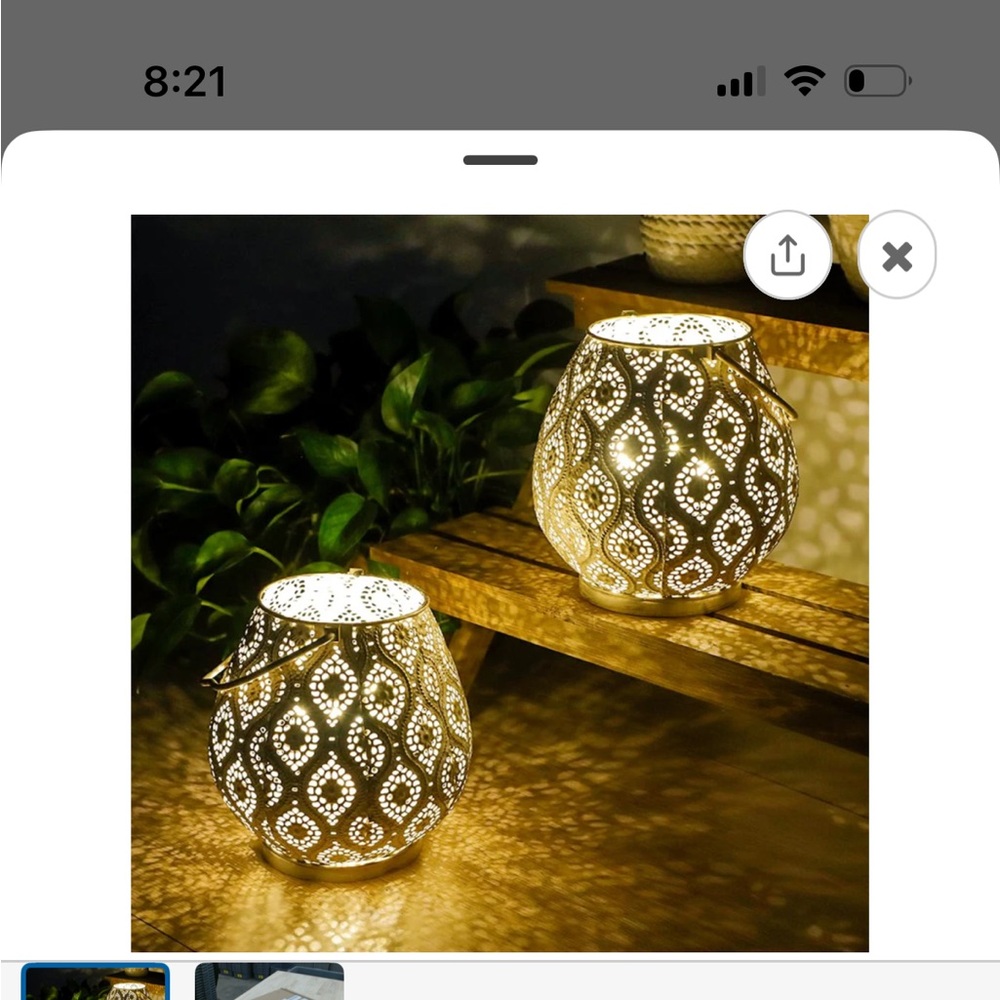 Rocks Moroccan Lanterns - White Elegance